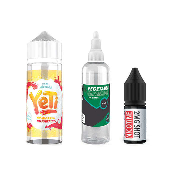 120ml Yeti Vape Juice DIY Longfill Kit