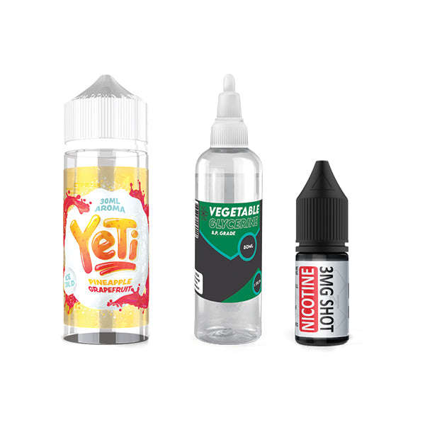 120ml Yeti Vape Juice DIY Longfill Kit