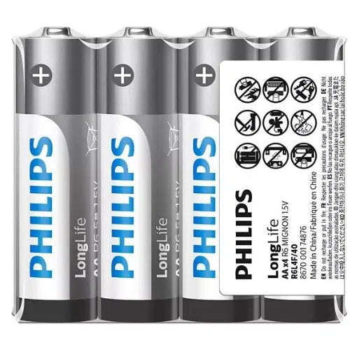LONGLIFE BATTERY AA 4 PACK