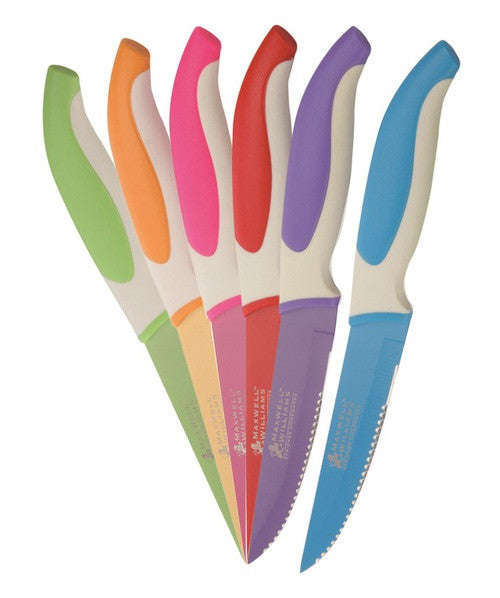 Maxwell & Williams Slice & Dice 6 Piece Steak Knife Set