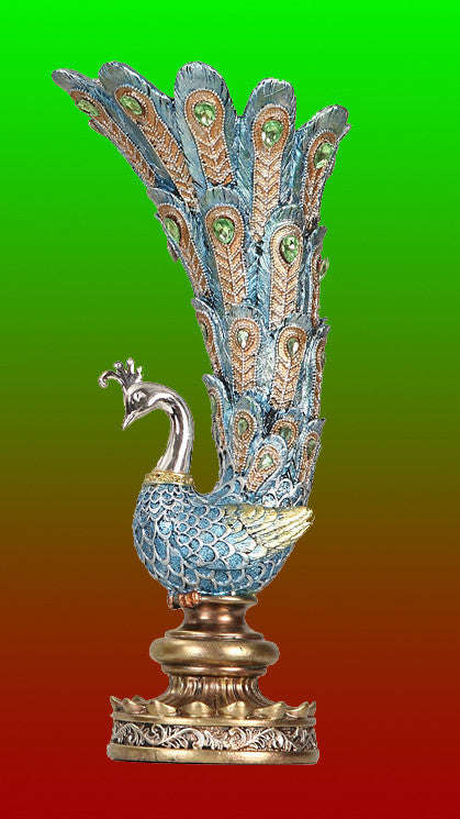 Resin Peacock