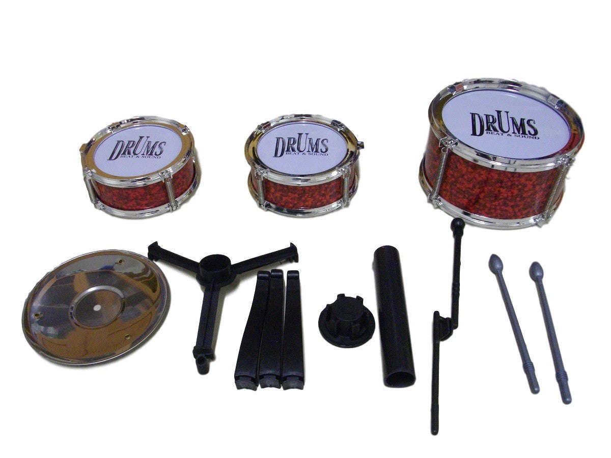 Red  Mini Jazz Drum Set