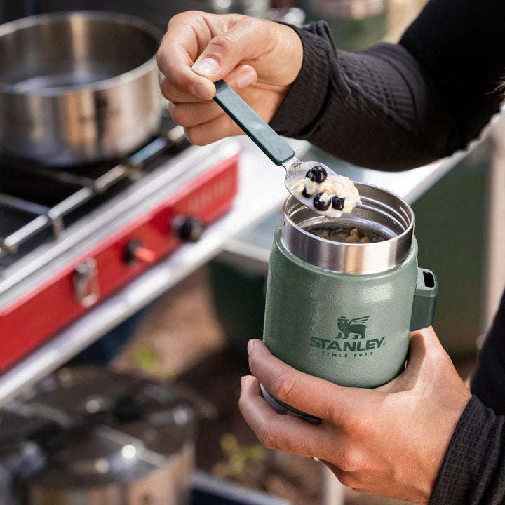Stanley Legendary Food Jar + Spork .4L / 14oz - Matte Black Pebble