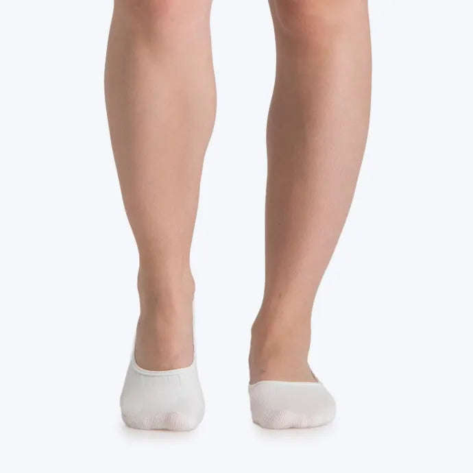 Falke 4536 4-7 White Invisibles 2 pack socks