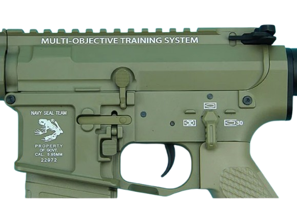 G&P MOTS Keymod Stubby Killer AEG-073 DE (Typa A, Dark Earth) Airsoft Rifle