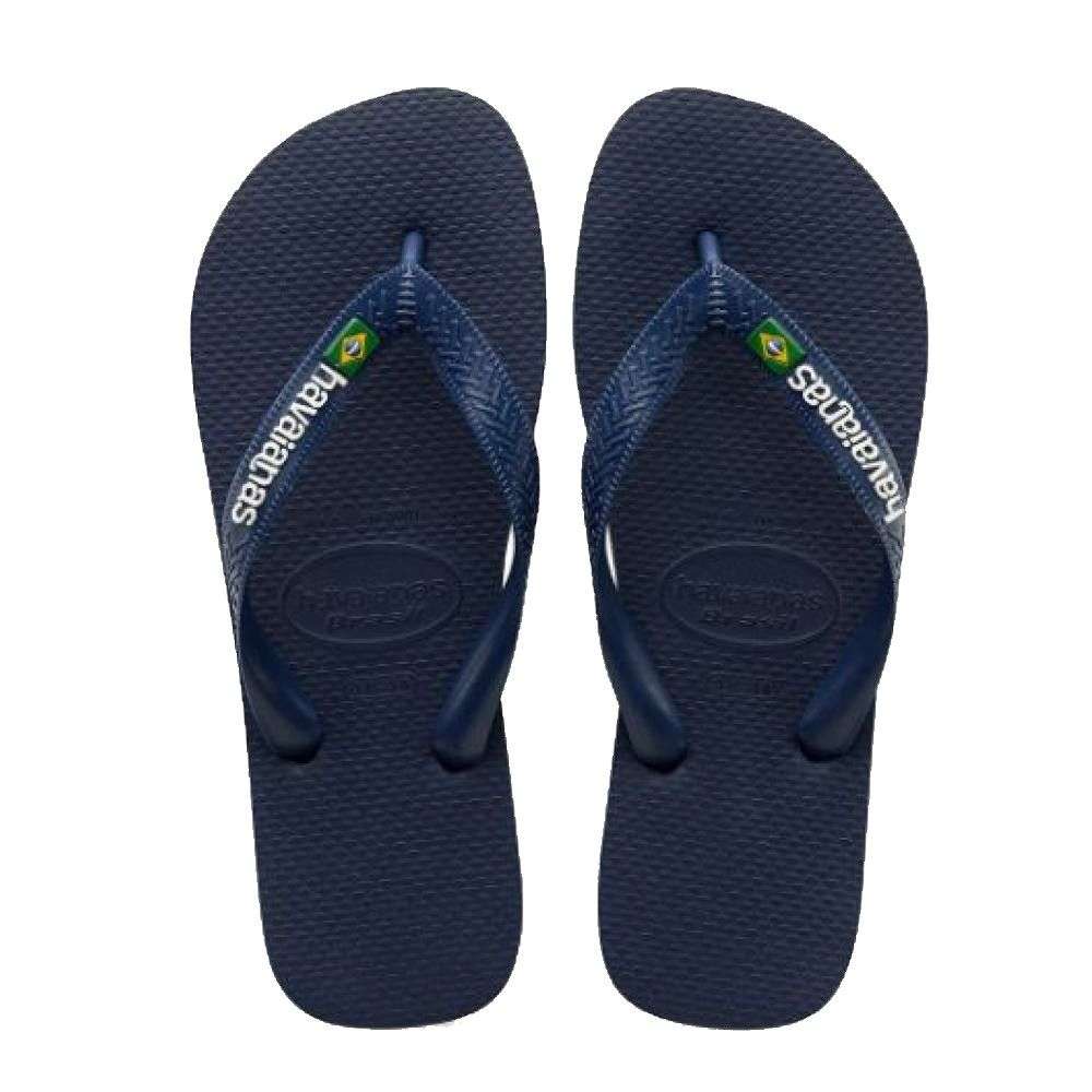 Havaianas Brazil Logo Navy Blue
