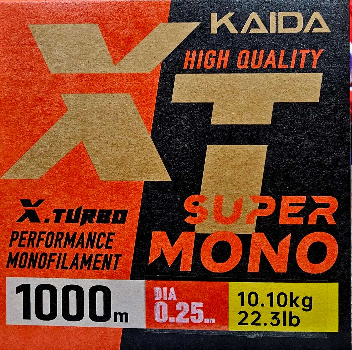 Kaida XT Super Mono Orange 600M Fishing Line