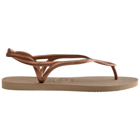 Havaianas Ladies Luna Sandals Rose Gold