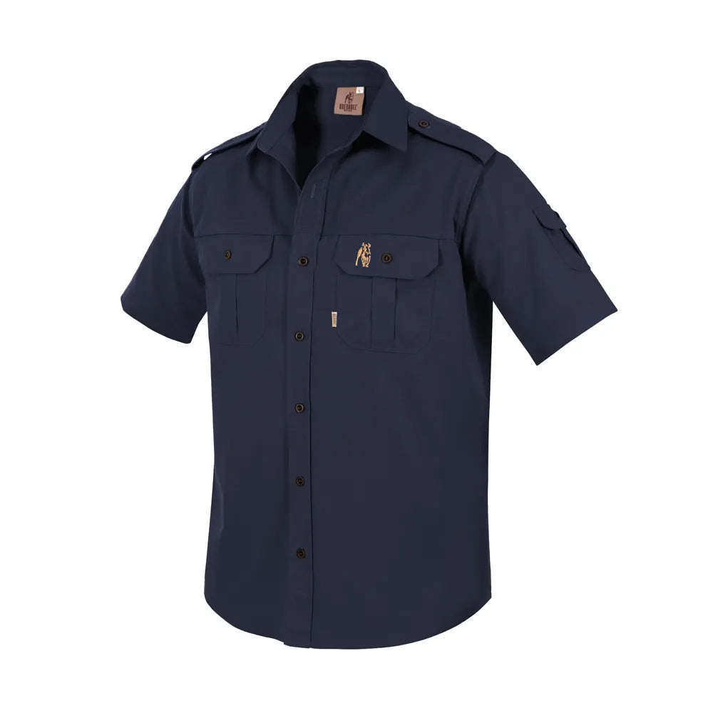 Boerboel Mens Kalahari Shirt S/S  Navy