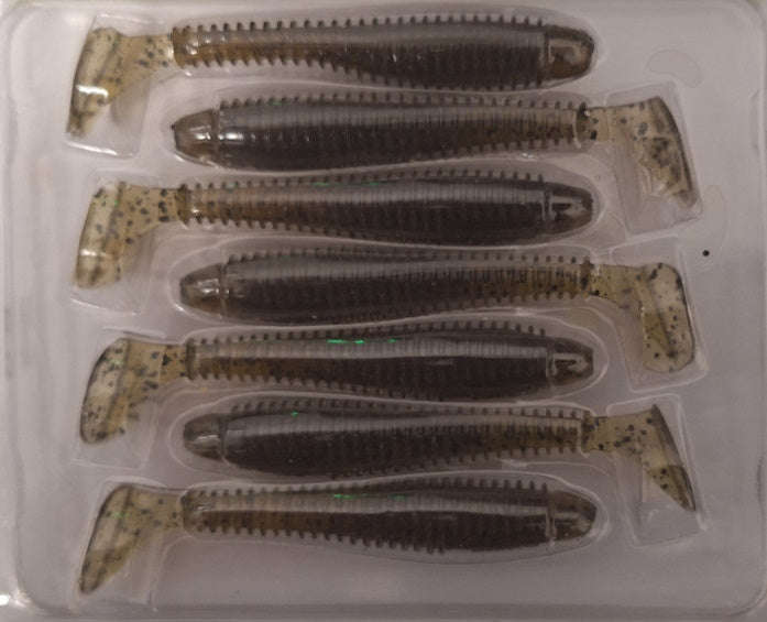 Kaida Original Soft bait 8cm Wide Tail - Pumpkin