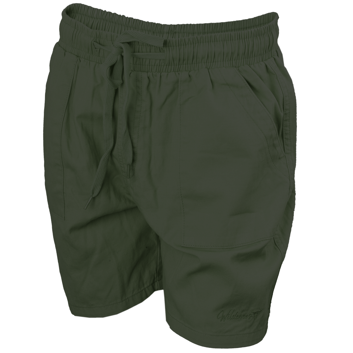 Wildebees WBL422 Olive Ladies Twill Elasticated Shorts S23