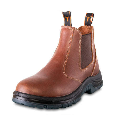 Wildebees WMF226 Krokodil Chelsea Boots Mid Brown II