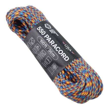 550 Paracord 100ft 7 Strand Core - Fire & Ice
