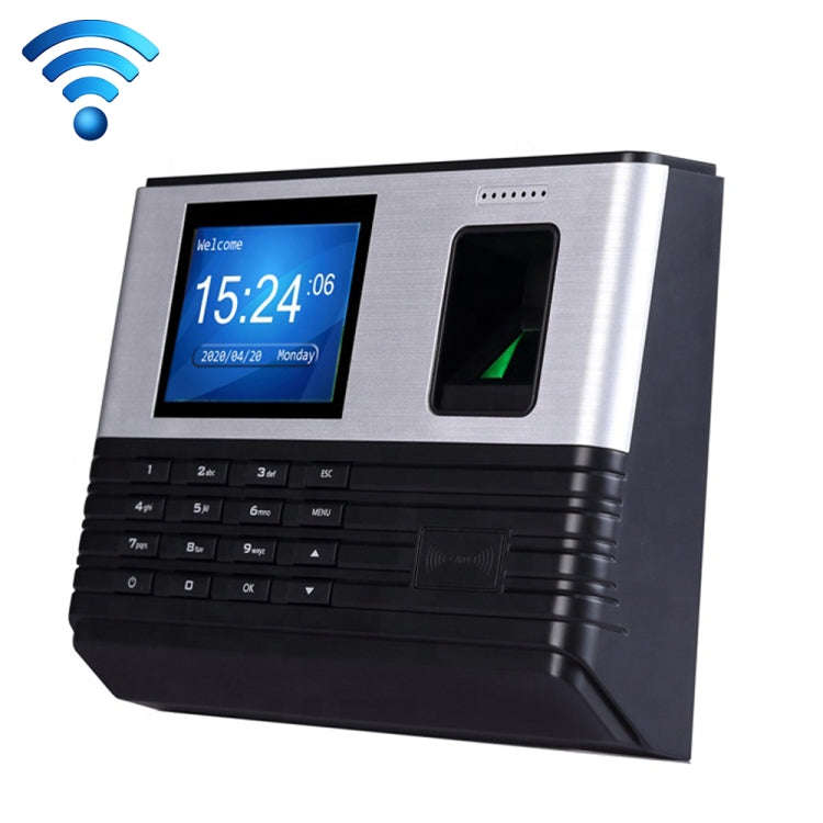 Realand AL355+ Fingerprint Time Attendance with 2.8 inch Color Screen & ID Card Function & WiFi &...