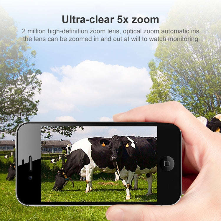 QX2 4G (EU Version) 1080P HD 360 Degrees Panoramic Day and Night Full-color IP66 Waterproof Smart...