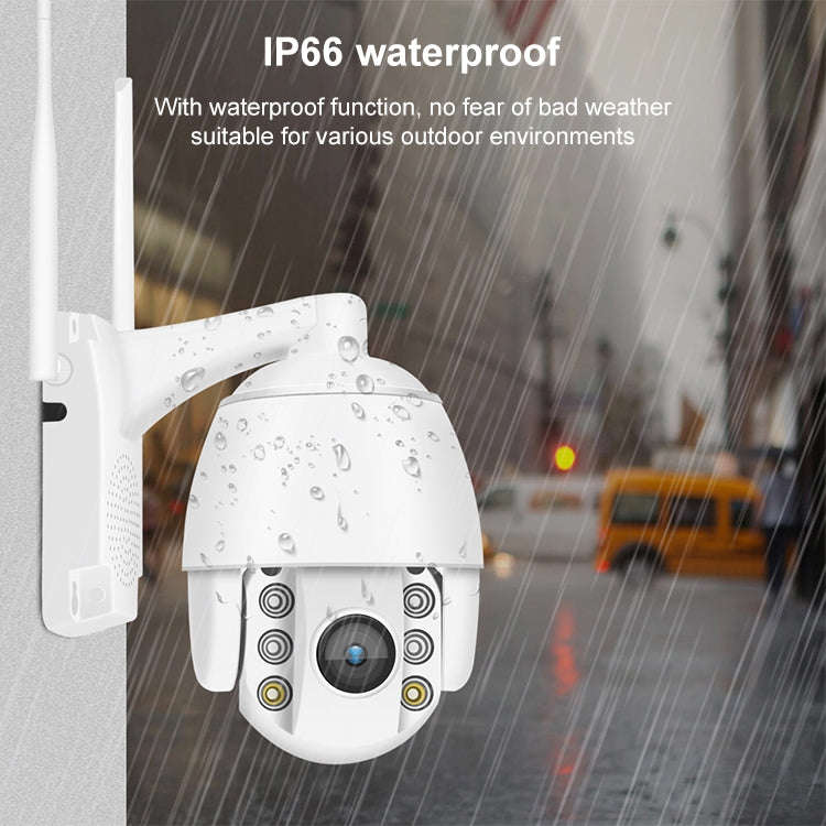 QX2 4G (EU Version) 1080P HD 360 Degrees Panoramic Day and Night Full-color IP66 Waterproof Smart...