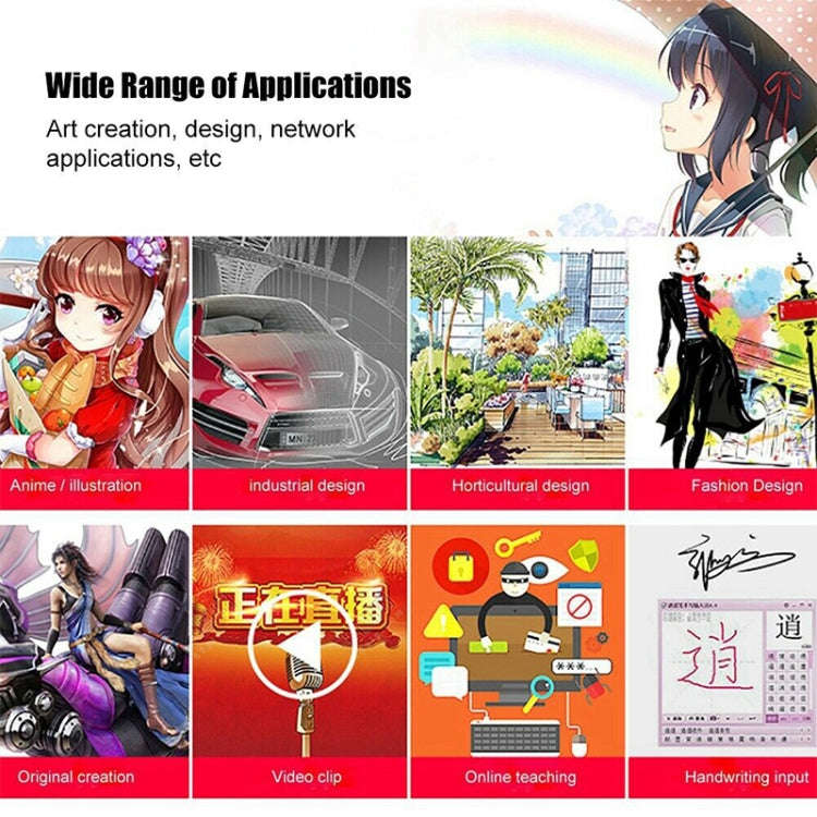 VEIKK A15 10x6 inch 5080 LPI Smart Touch Electronic Graphic Tablet, with Type-C Interface, A15 Go...