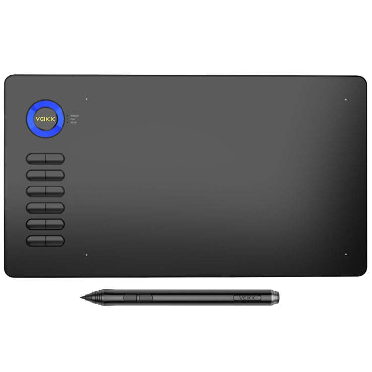 VEIKK A15 10x6 inch 5080 LPI Smart Touch Electronic Graphic Tablet, with Type-C Interface, A15 Go...