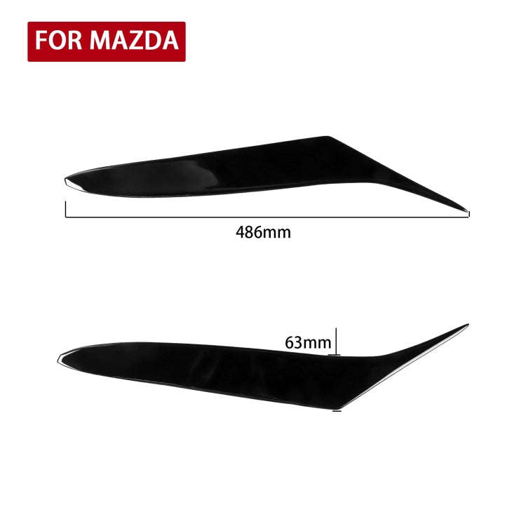 Car ABS Light Eyebrow For Mazda RX-8 2004-2008, For Mazda RX8 2004-2008