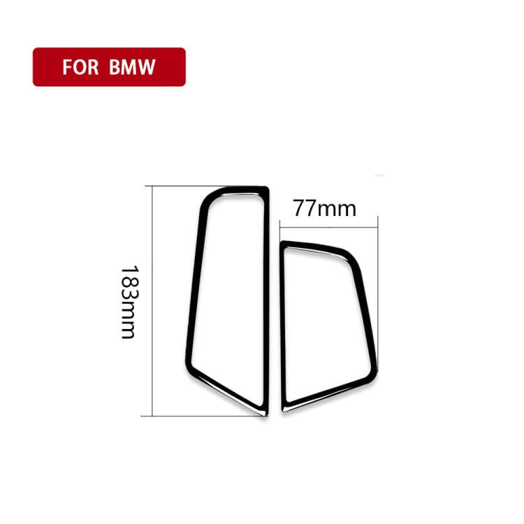 For BMW 5 Series F10 2011-2017 Car Side Air Outlet Frame Decorative Sticker,Left Drive, Side Air ...