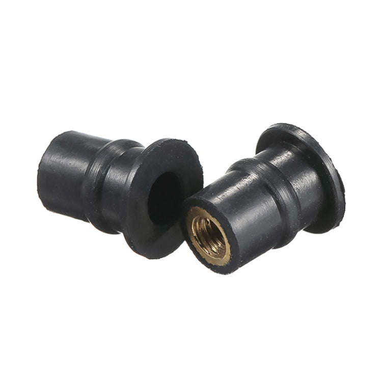 20pcs / 1 Set M5 Universal Motorcycle Windshield Brass Nuts, M5