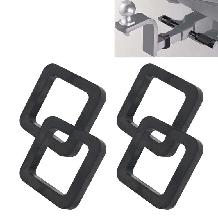 CP-3015 4 in 1 Car 2 inch Trailer Hitch Receiver Silencer Pad, 4 in 1