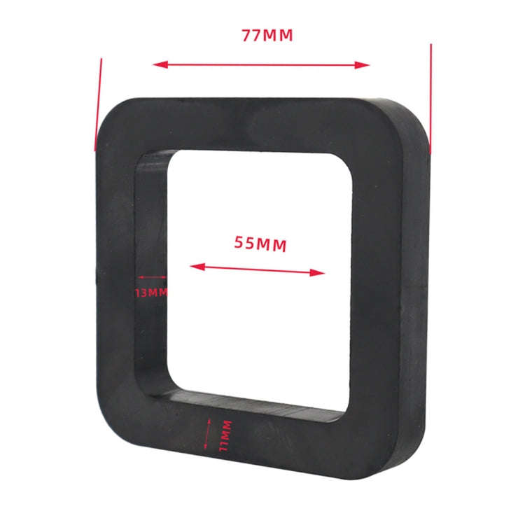 CP-3015 4 in 1 Car 2 inch Trailer Hitch Receiver Silencer Pad, 4 in 1