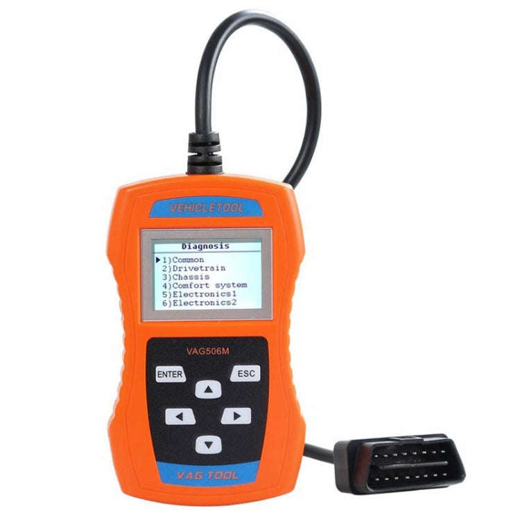 VAG506M Car Mini Code Reader OBD2 Fault Detector Diagnostic Tool, Southern European Version, VAG5...