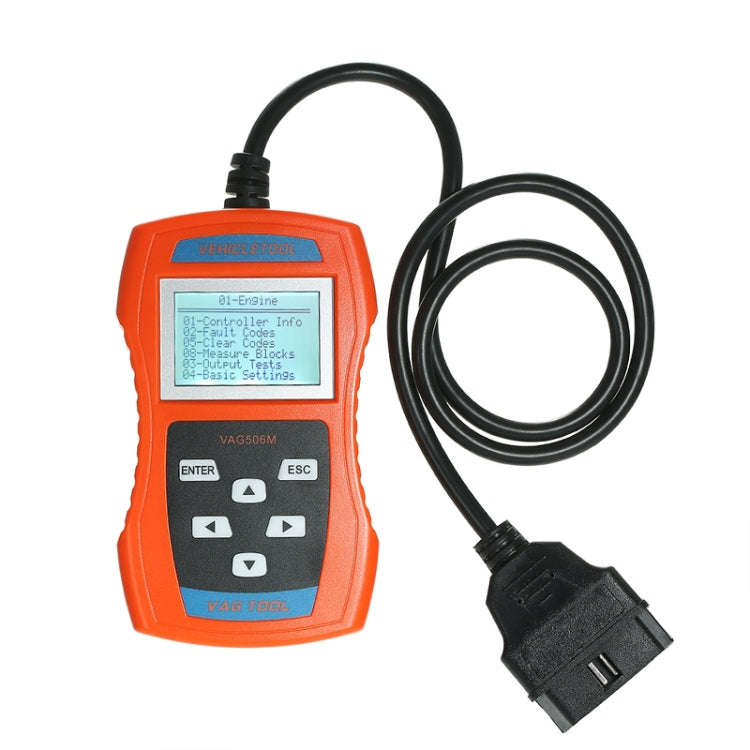VAG506M Car Mini Code Reader OBD2 Fault Detector Diagnostic Tool, Southern European Version, VAG5...
