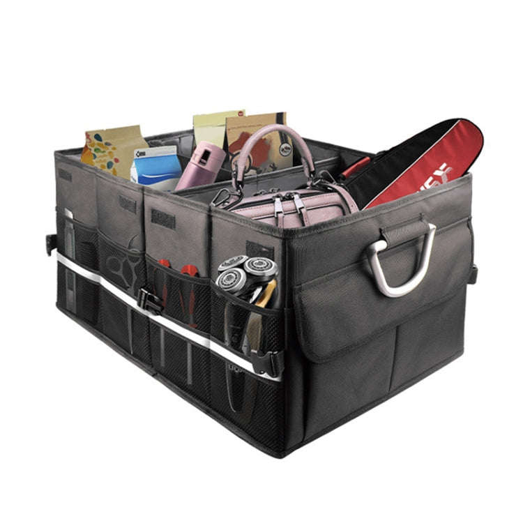 Hard Middle Partition Car Trunk Foldable Storage Box, Size: 58 x 40 x 30cm, Hard Middle Partition