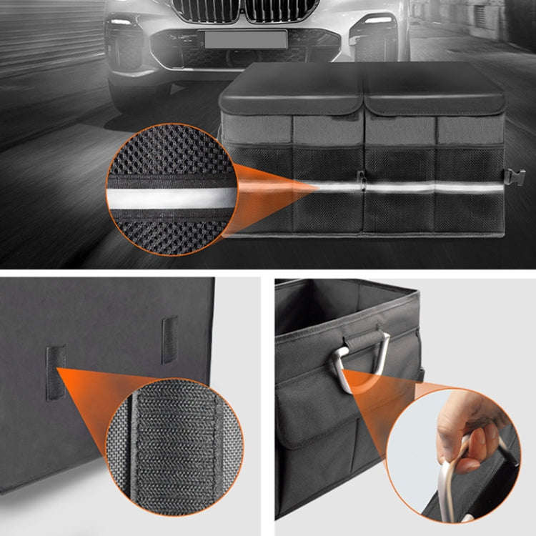 Hard Middle Partition Car Trunk Foldable Storage Box, Size: 58 x 40 x 30cm, Hard Middle Partition