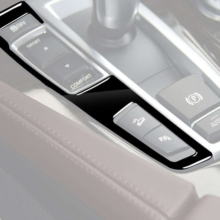 Car Left Drive Gear Panel Double Key Decorative Sticker for BMW Series 5 F10 2011-2017, For Serie...