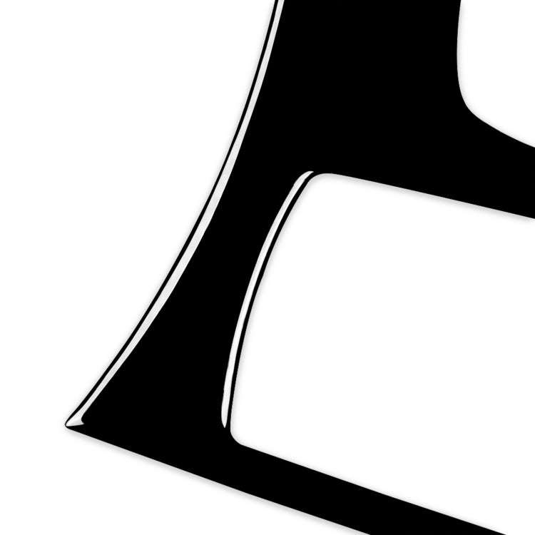 Car Left Drive Central Armrest Box Multimedia Panel Decorative Sticker For Mercedes-Benz GLE 2015...