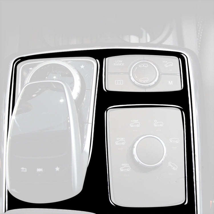 Car Left Drive Central Armrest Box Multimedia Panel Decorative Sticker For Mercedes-Benz GLE 2015...