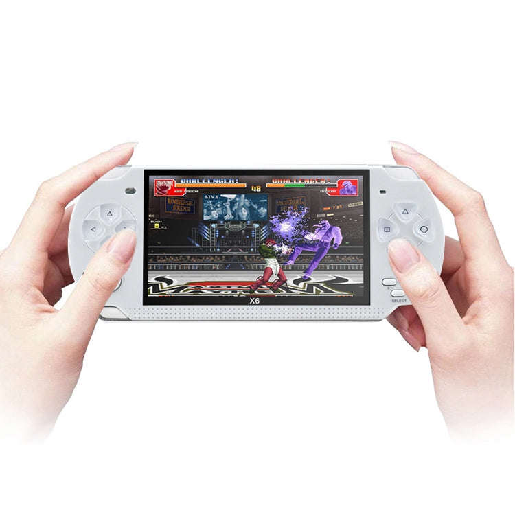 X6 4.3 inch Screen Retro Portable Game Console with 3MP Camera, Built-in 10000 Games, Supports E-...