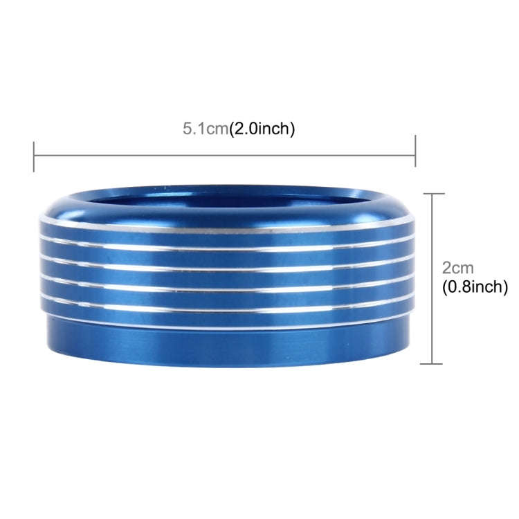 3 PCS Car Aluminum Air Conditioner Knob Case For Subaru, For Subaru(Blue), For Subaru(Red), For S...