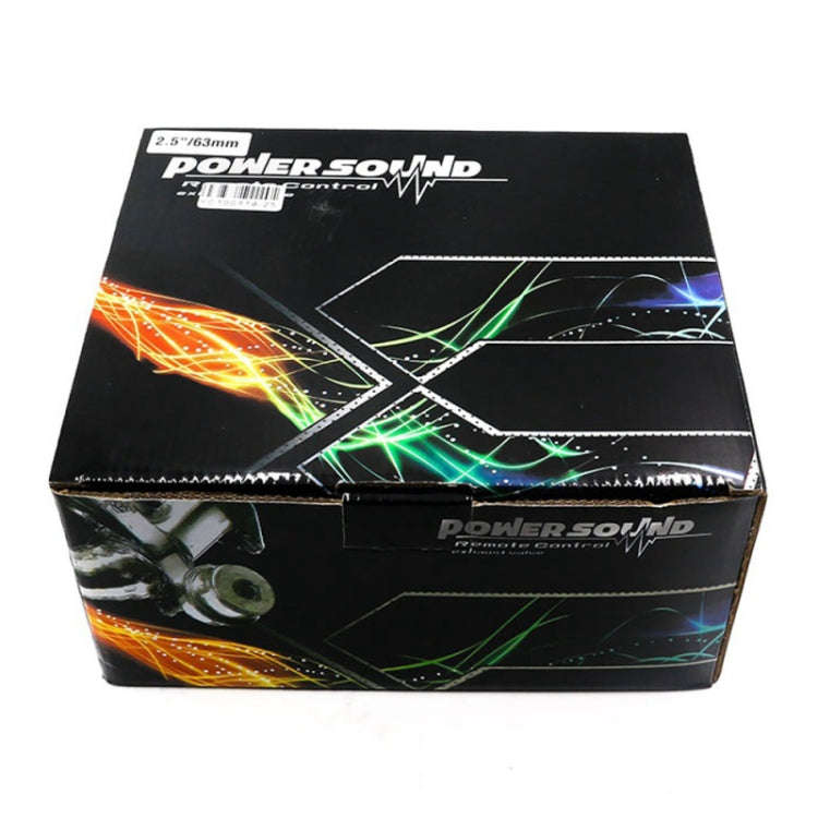 CNSPEED Stainless Steel Car Remote Control Electric Exhaust Valve Pipe Set, Size: 2.5 inch, Size:...