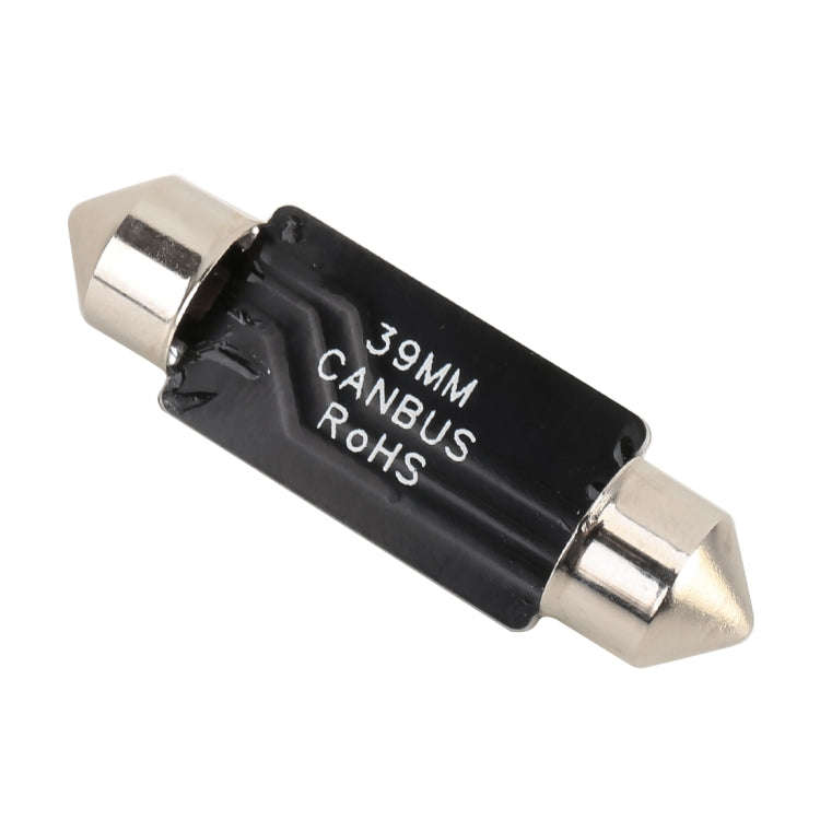 2 PCS 39mm DC12V / 1.5W / 6000K / 110LM 8LEDs SMD-3030 Car Reading Lamp Dome Light, with Decoder,...