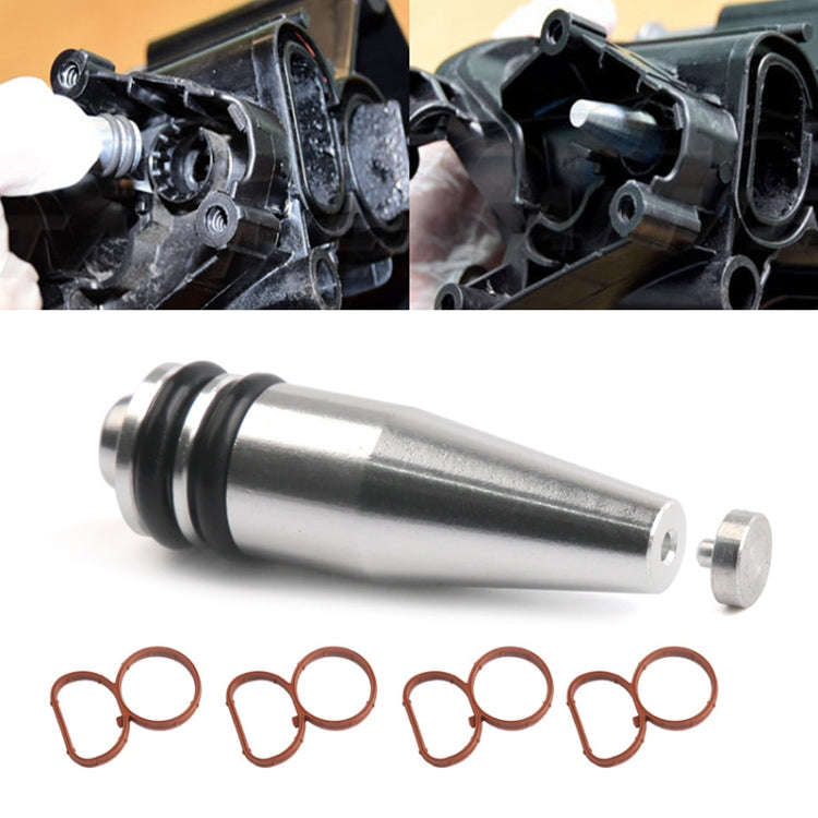 Swirl Flap Flaps Plug Blank Removal Replacement with Gaskets for BMW N47 2.0 D, for BMW N47 2.0 D