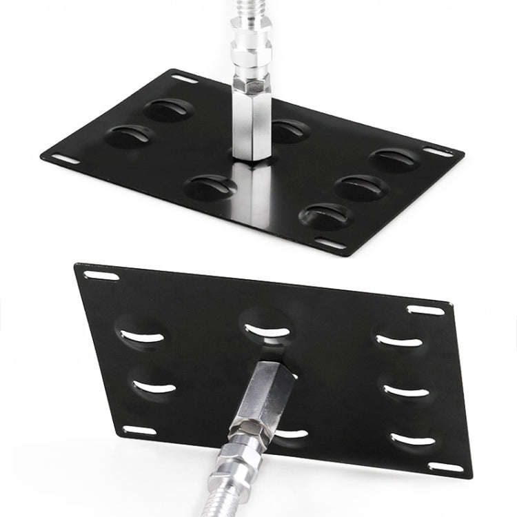 Car Front Bumper Tow Hook License Plate Mounting Bracket Holder for Subaru