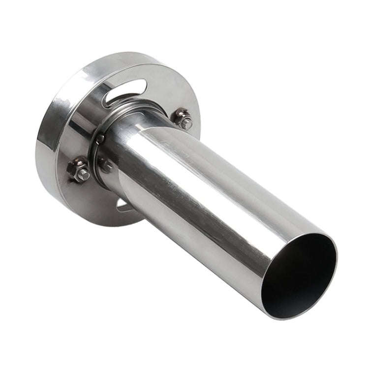 3.5 inch Universal Car 304 Stainless Steel Exhaust Pipe Muffler Unadjustable Tail Muffler Tip , 3...