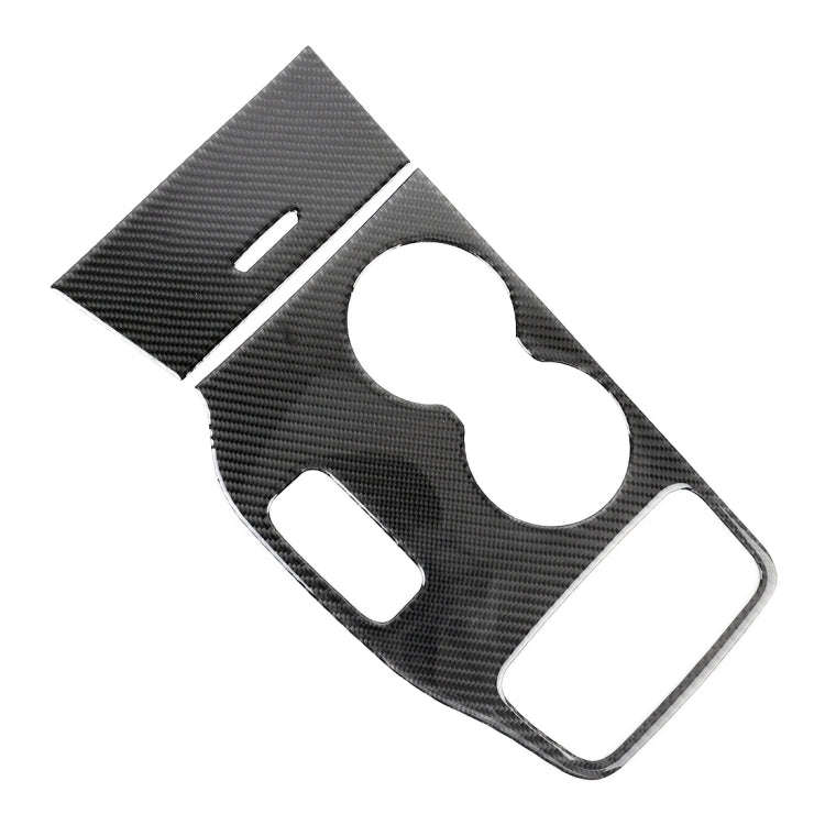 2 PCS Car Water Cup Panel Carbon Fiber Decorative Sticker for Jeep Grand Cherokee 2014-2015, Wate...