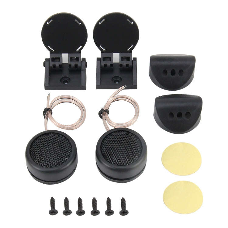 2 PCS 4 Mounting Options High Efficiency Dome Tweeter Mini Car Speaker Dome Tweeter Audio Auto So...