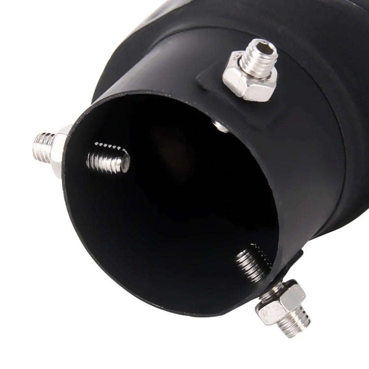 Universal Car Styling Stainless Steel Straight Double Outlets Exhaust Tail Muffler Tip Pipe, Stra...