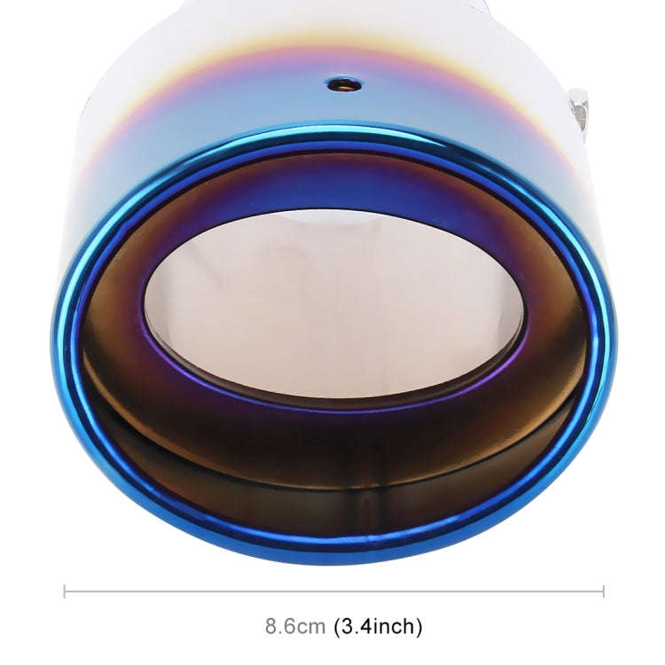 Universal Car Styling Stainless Steel Curved Exhaust Tail Muffler Tip Pipe