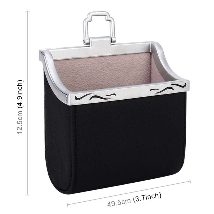 Universal Car Air Vent Mount Outlet Storage Box Case Bag Pouch Phone Holder, Air Vent Storage Box