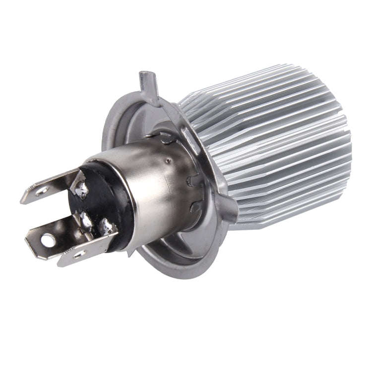 H4 12W 800lm 6000K COB LEDs Motorcycle Headlight Lamp, DC 6-80V, 12W 800LM