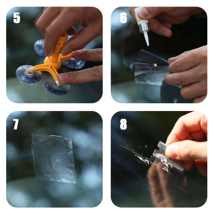 Professional Windscreen Repair Tool Paintless Dent Removal Car Window Windshield Repair Kit Chip ...