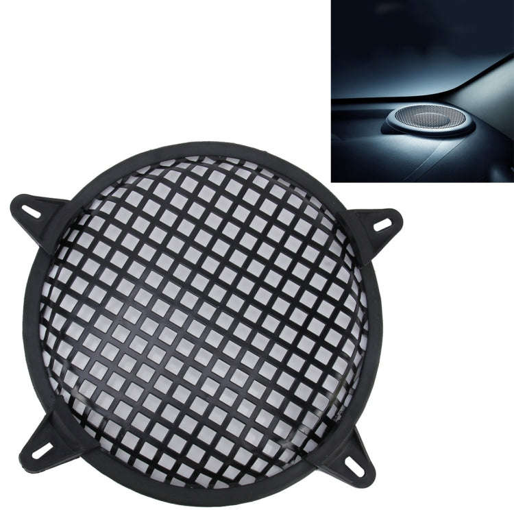 8 inch Car Auto Metal Mesh Black Square Hole Subwoofer Loudspeaker Protective Cover Mask Kit with...