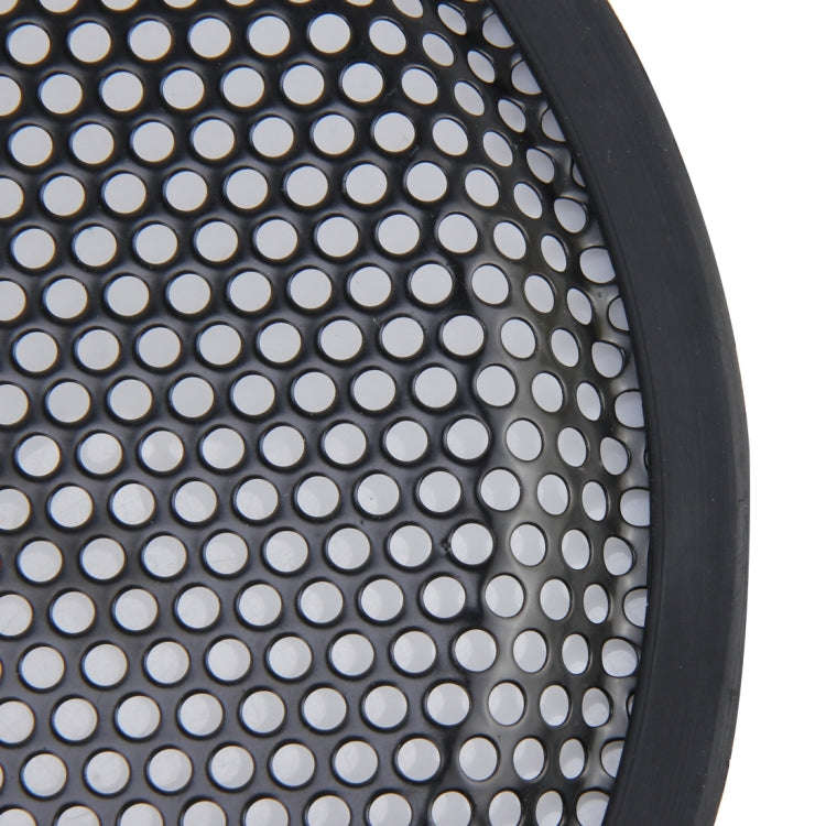 8 inch Car Auto Metal Mesh Black Round Hole Subwoofer Loudspeaker Protective Cover Mask Kit with ...